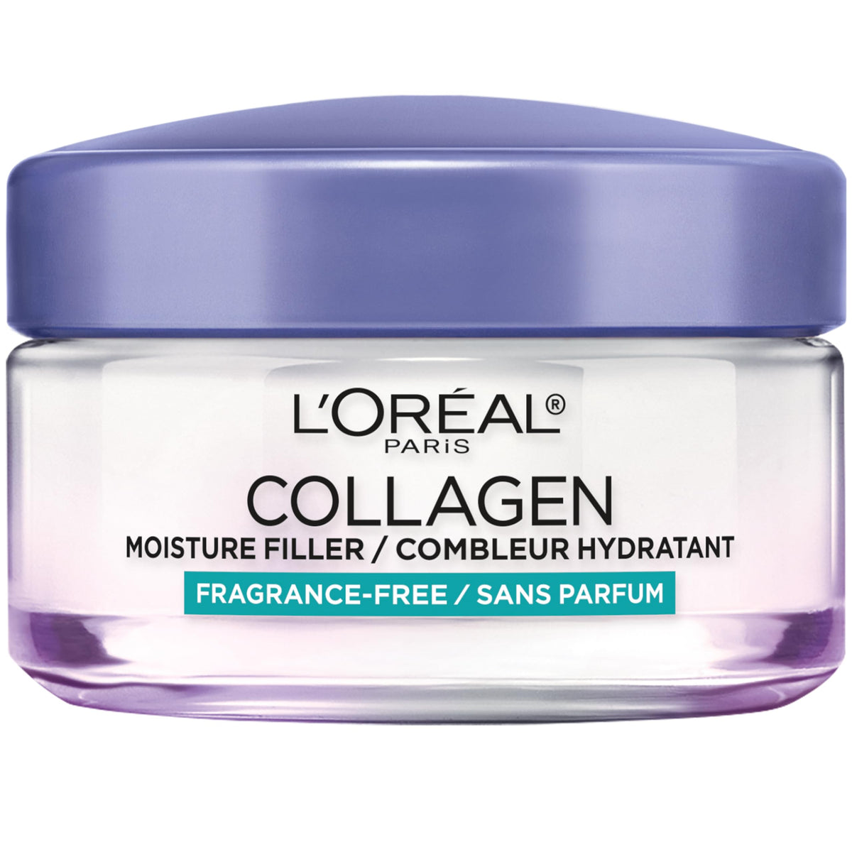 L'Oreal Paris Collagen Moisture Filler Face Cream, Anti-Aging Face Moisturizer, Non-Greasy Skin Care Formula For Up to 48HR Hydration, 3.4 Oz