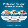 Seresto Cat Vet-Recommended Flea & Tick Treatment & Prevention Collar for Cats, 8 Months Protection | (Pack of 2)