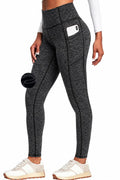 Heathyoga Fleece Lined Leggings with Pockets for Women Thermal Yoga Pants