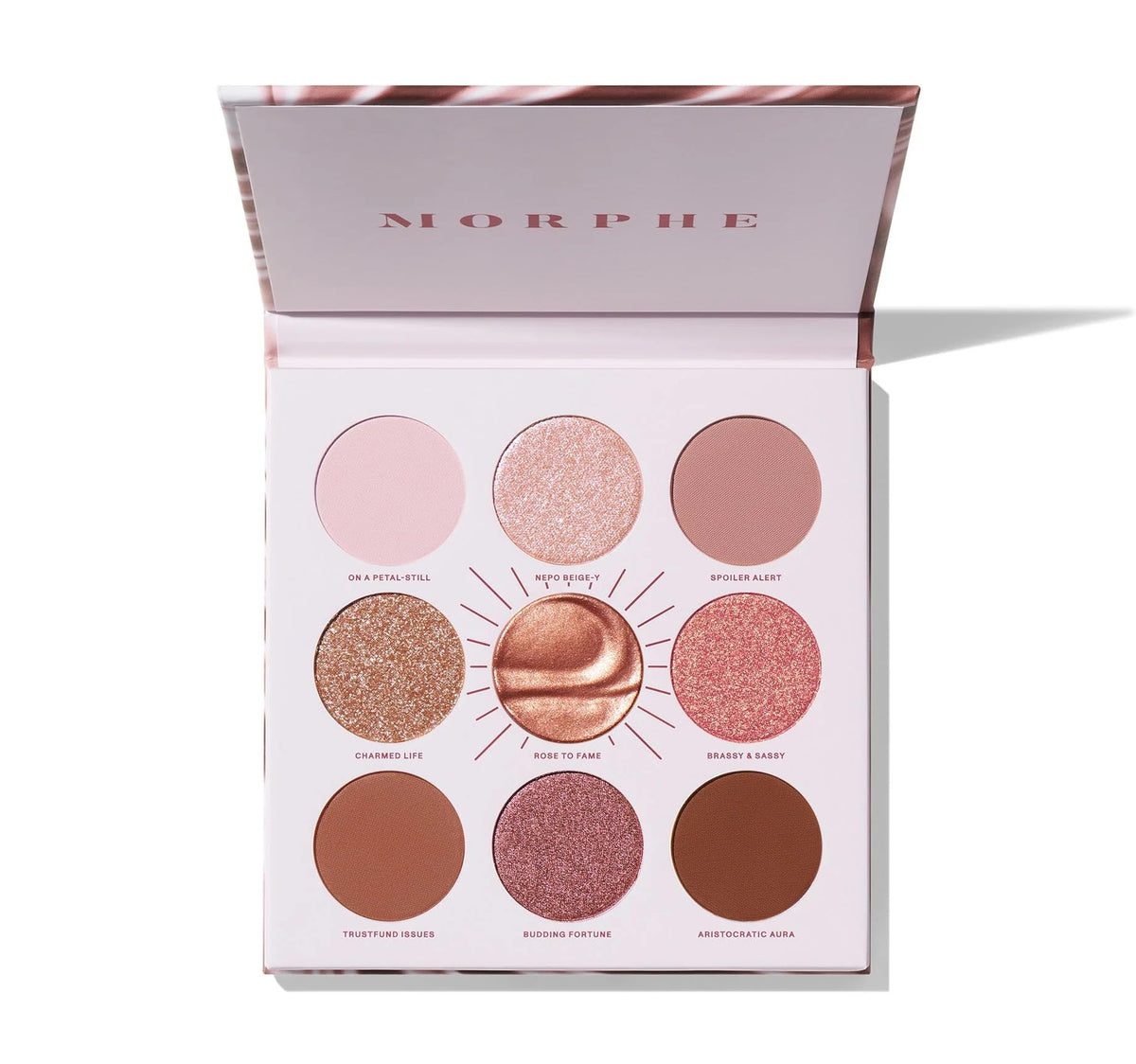 Morphe Pulp Fantasy Artistry Palette - Foil-Effect Eyeshadow Palette with Matte, Shimmer & Foil Finishes - Violet, Rich Taupe & Brown Eyeshadow with Luminous Payoff (0.35 oz)