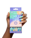 Chillhouse - Chill Tips, Press on Nails Kit - Sea Siren (Almond) - 30 Nail Shapes & Sizes - Up to 2 Weeks of Wear - Customizable Fit - Reusable - Latina Founded & Women Owned - Beauty & Self Care