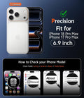 FNTCASE for iPhone 18 Pro Max Case / 17 Pro Max Clear Case Fit for Magsafe