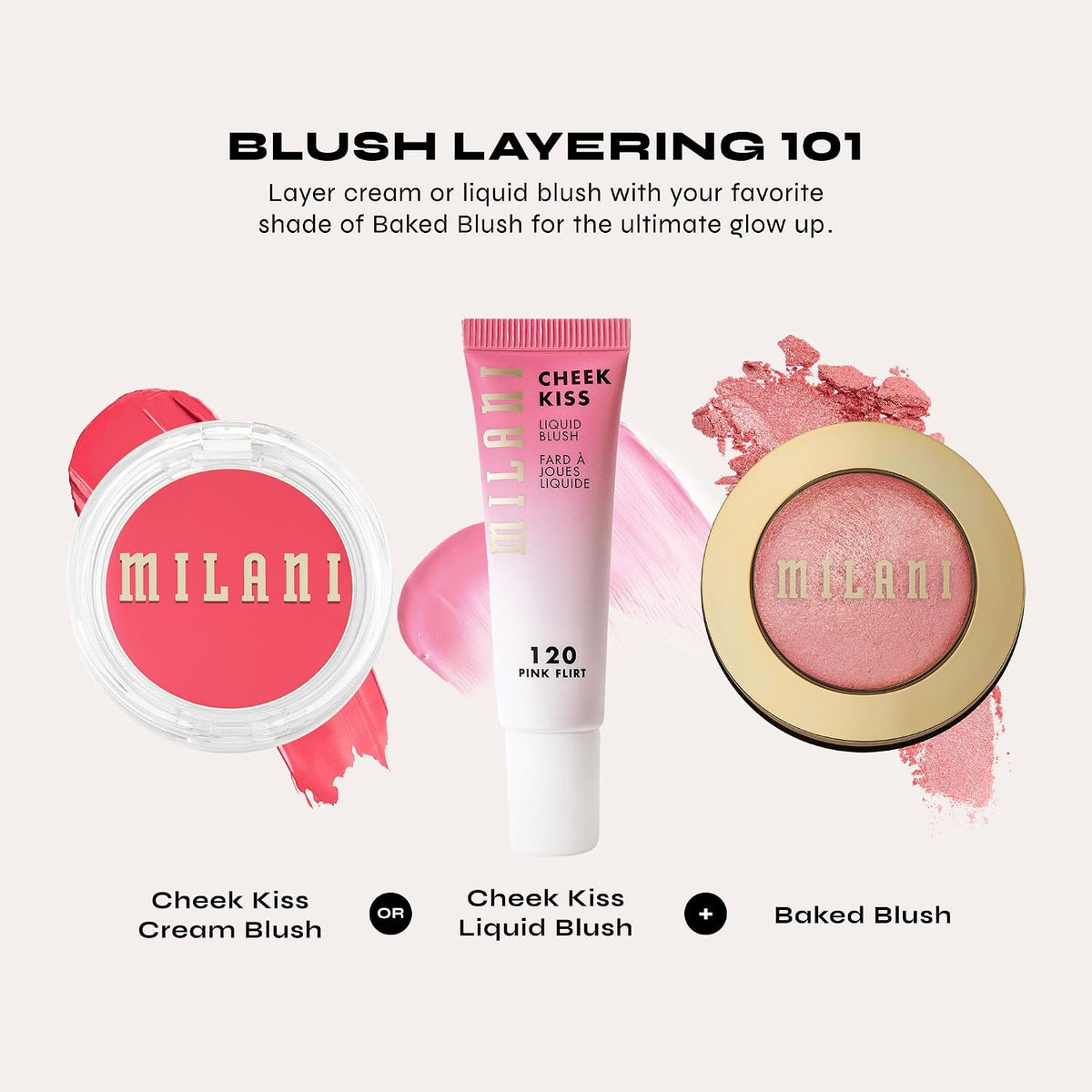 Milani Rose Blush, Powder Blush for Cheeks - Natural Matte - Romantic Rose | Soft, Seamless-Blend Powder Blush With Buildable Color And A Natural Matte Finish. Shape, Contour & Highlight. Made In Italy