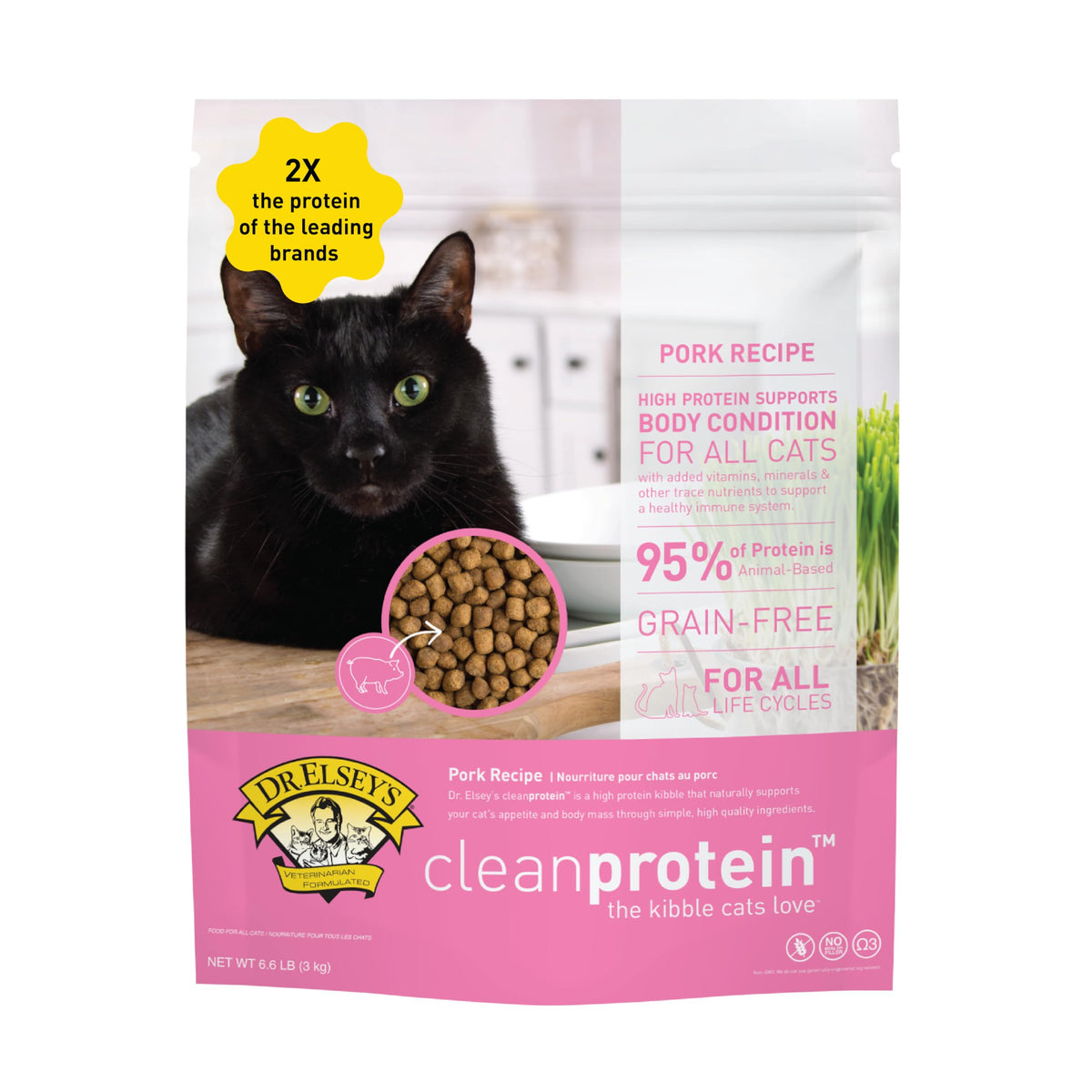 Dr. Elsey's cleanprotein Chicken Cat Kibble 2 lb. Bag
