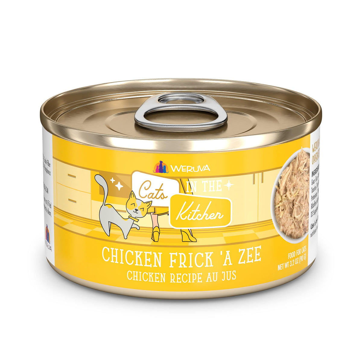 Weruva Cats in The Kitchen, Kitchen Cuties Variety Pack, Wet Cat Food, 3.2oz Can (Pack of 12)