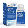 OmegaXL Joint Support Supplement - Natural Muscle Support, Green Lipped Mussel Oil, Soft Gel Pills, Drug-Free, 120 Count