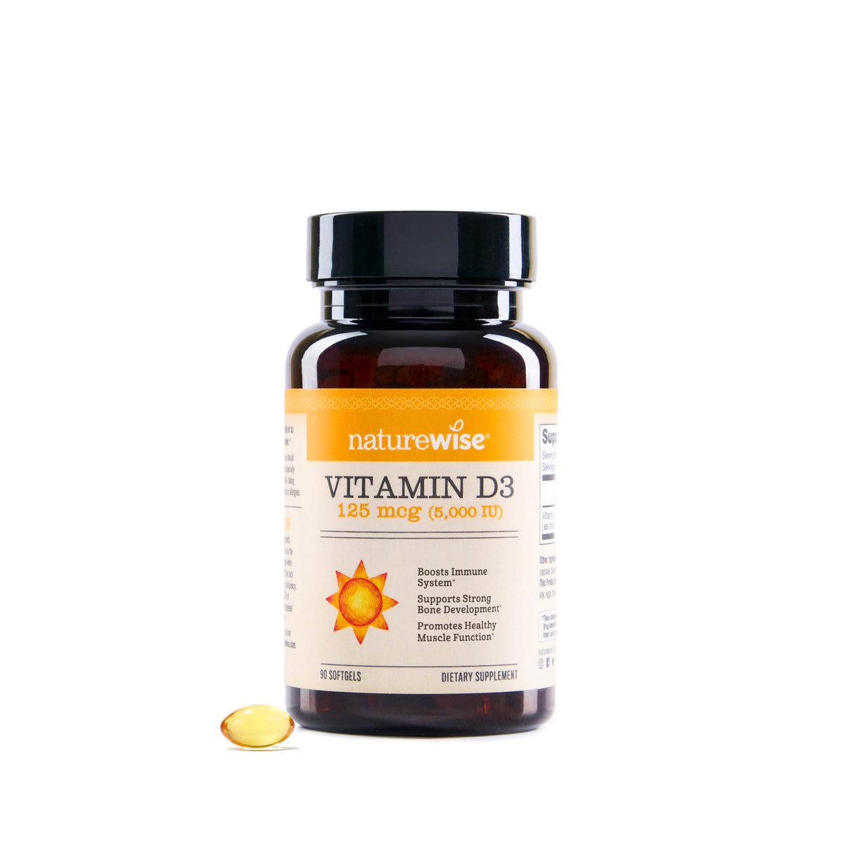 NatureWise Vitamin D3 2000iu (50 mcg) 1-Year Supply for Immune Support, Healthy Muscle Function, and Bone Health - Non-GMO, Gluten Free in Organic Extra Virgin Olive Oil, (Mini Softgel), 360 Count