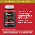 Qunol Ultra CoQ10 100mg Softgels- 3x Better Absorption, Antioxidant for Heart Health & Energy Production, Coenzyme Q10 Vitamins and Supplements, 3 Month Supply, 90 Count