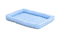 MidWest Homes for Pets QuietTime Dog Bed - White Fleece Bolster, Ultra-Soft and Machine Washable, Fits 42-Inch Crates and Carriers, for Large Breed Dogs