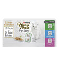 Purina Fancy Feast Gravy Lovers Poultry and Beef Grilled Gourmet Wet Cat Food Variety Pack - (Pack of 30) 3 oz. Cans
