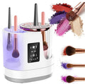 3 IN 1 Electric Makeup Brush Cleaner,Automatic Makeup Brush Cleaner with Makeup Brush Dryer,Portable USB Deep Cleaning for All Size Beauty Makeup Brush Set,Blush Brush,Sponges