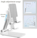 Meetuo 2 Pcs Cell Phone Stand for Desk Adjustable Desktop Phone Holder