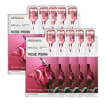 MEDIHEAL Essential Face Mask [Collagen] 10 pcs. for Plumping Hydration, Glass Skin & Skin Nourishment - Travel Essentials, Korean Beauty Sheet Mask