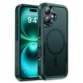 Magnetic for iPhone 17 Case Rugged Dual-Layer Shockproof Black