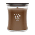 WoodWick Fireside Holiday Candle Gifts for Women and Men, 9.7 oz Medium Hourglass Candle with Crackling Wick