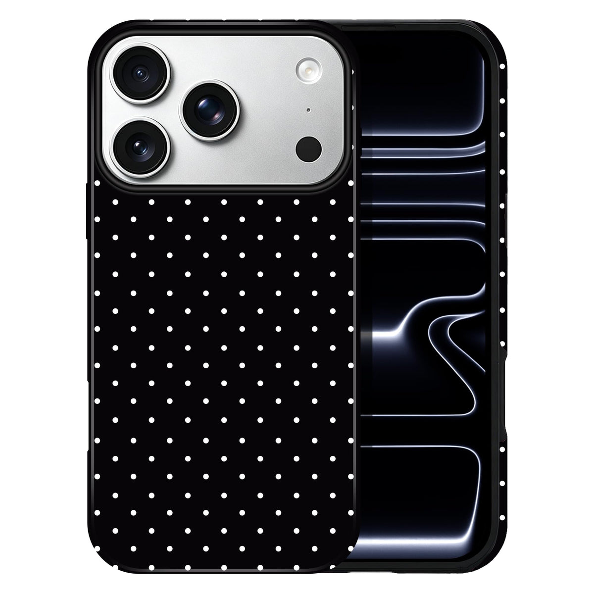 Polka Dot Pattern Phone Case for iPhone 13/14 6.1", Wine
