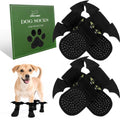 Anti Slip Dog Socks to Prevent Licking Paws, Dog Shoes for Hot Pavement, Dog Booties for Small Medium Large Senior Dogs, Traction Control Boots & Paw Protectors for Hardwood Floors