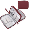 FYY Electronic Organizer, Travel Tech Pouch Bag, Cable Organizer Black