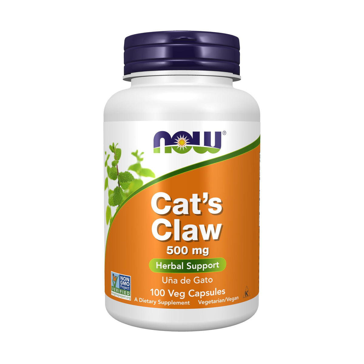 NOW Supplements, Cat's Claw 500 mg, Non-GMO Project Verified, Herbal Supplement, 250 Count (Pack of 1)