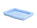MidWest Homes for Pets QuietTime Dog Bed - White Fleece Bolster, Ultra-Soft and Machine Washable, Fits 42-Inch Crates and Carriers, for Large Breed Dogs