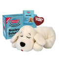 Snuggle Puppy Original Heartbeat Puppy Toy with Real-Feel Pulse & Heat Pack, Calming Sleep Aid for Puppy Anxiety, Crate Training, First Nights & New Puppy Transition - Biscuit