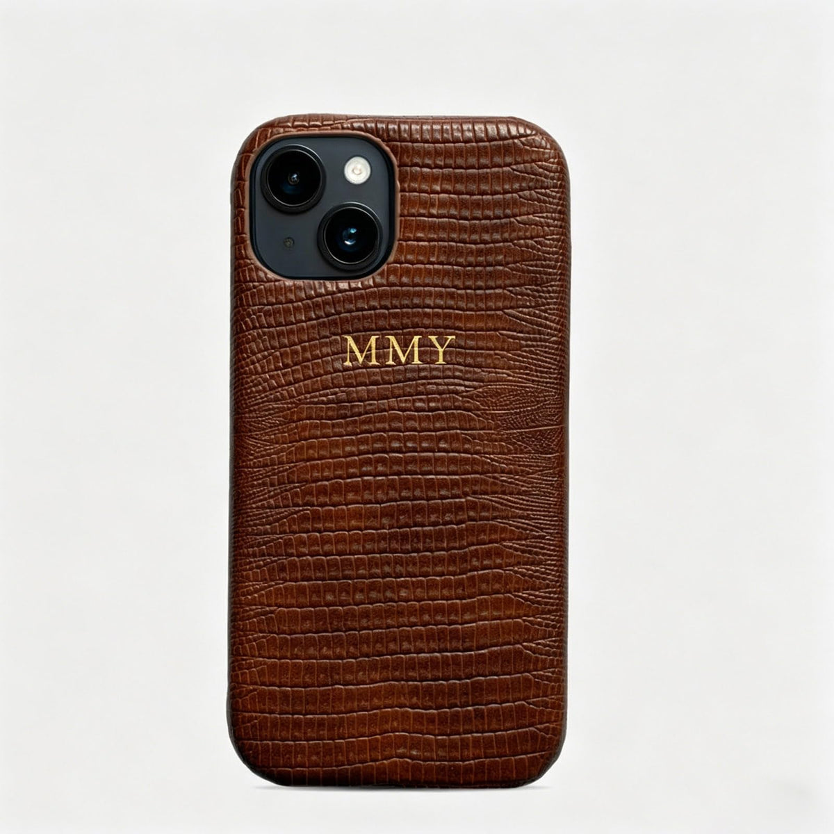Personalise Gold Silver Initial Letters Leather Case for iPhone 14 15 16 17 Pro max 13 17 Pro Xs Max 12 11 XR 14 15 16 Plus 17air Luxury Lizard Skin Texture PU Cover (Burgundy)