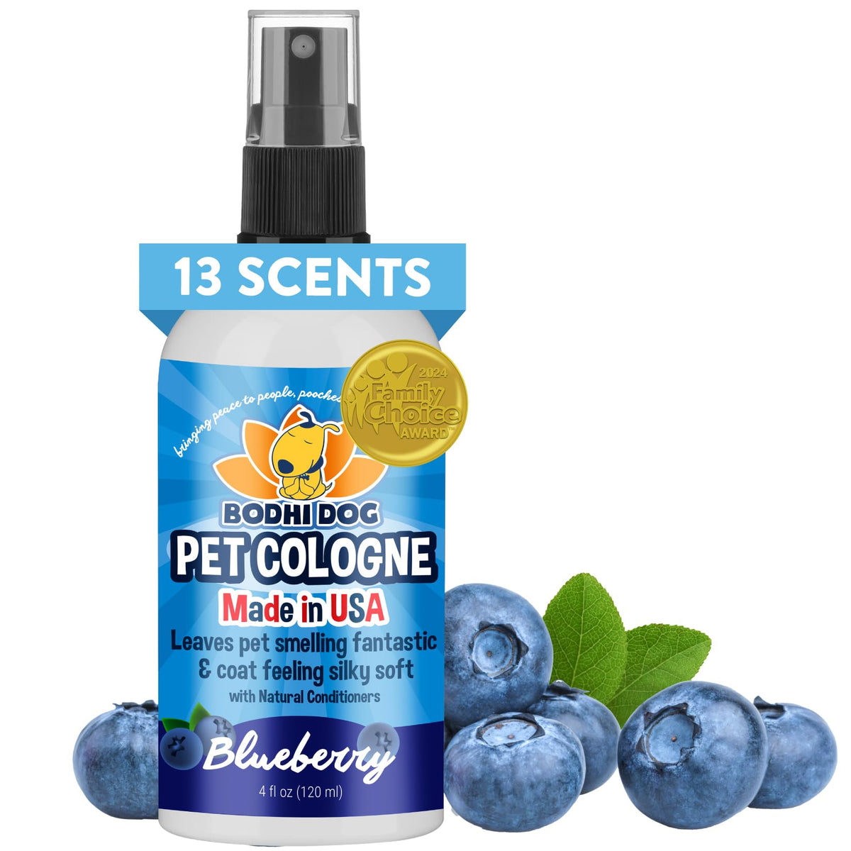 Bodhi Dog Premium Dog Cologne - Deodorizing Dog Perfume & Conditioner for Dogs & Cats - Natural Long Lasting Spray - Keeps Pets Fresh All Day - Gentle, Safe Formula, Made in USA -Pumpkin Spice 4 Fl Oz