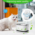 Cat Water Fountain Filters,10 Pack Replacement Compatible with 2.5L/84oz Dockstream Cat Fountain PLWF005/PLWF115/PLWF105(10 Triple Action Filters&10 Sponges)