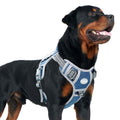 Auroth Tactical Dog Harness for Large Dogs No Pull Adjustable Pet Harness Reflective K9 Working Training Easy Control Pet Vest Military Service Dog Harnesses Army Yellow L