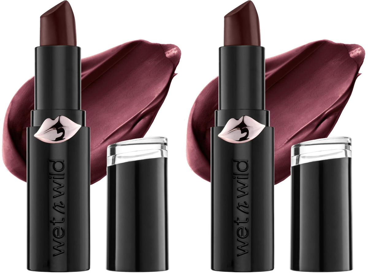 wet n wild Mega Last Matte Lip Color, Semi Matte Hyaluronic Acid Infused, Long Lasting Full Coverage for a Nourishing Pout, Cruelty-Free & Vegan - Skin-ny Dipping