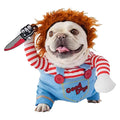 Pet Halloween Costume, Dog Funny Costume Halloween Cosplay Outfits Cute Clothes Adjustable Party Dress Up Apparel Accessories for Small Medium Large Dogs (Small)