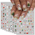 Halloween Nail Art Stickers Cute Ghost Pumpkin 3D Self-Adhesive Nail Decals Bat Cat Skull Designs Nail Decorations Halloween DIY Manicure Supplies for Women Girls&Kids 6Pcs