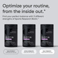 Sports Research® Biotin 5,000mcg with Organic Coconut Oil - Biotin (Vitamin B7) for Healthy Skin and Hair Support* - for Women and Men - Vegan, Non-GMO, Gluten & Soy-Free - 120 Veggie Softgels