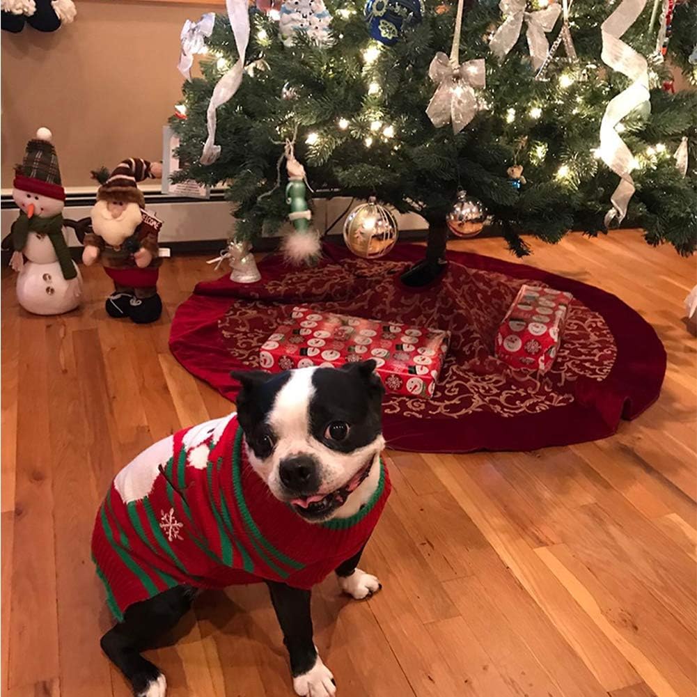 Dog Snow Sweater - Snowman Holiday Xmas Christmas Pet Clothes for Small Dog and Cat (Snowman, S)