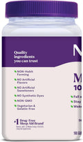Natrol Melatonin Gummies, Sleep Support, 190 Strawberry-Flavored Adult Melatonin Gummies, 10 mg Sleep Aids for Adults