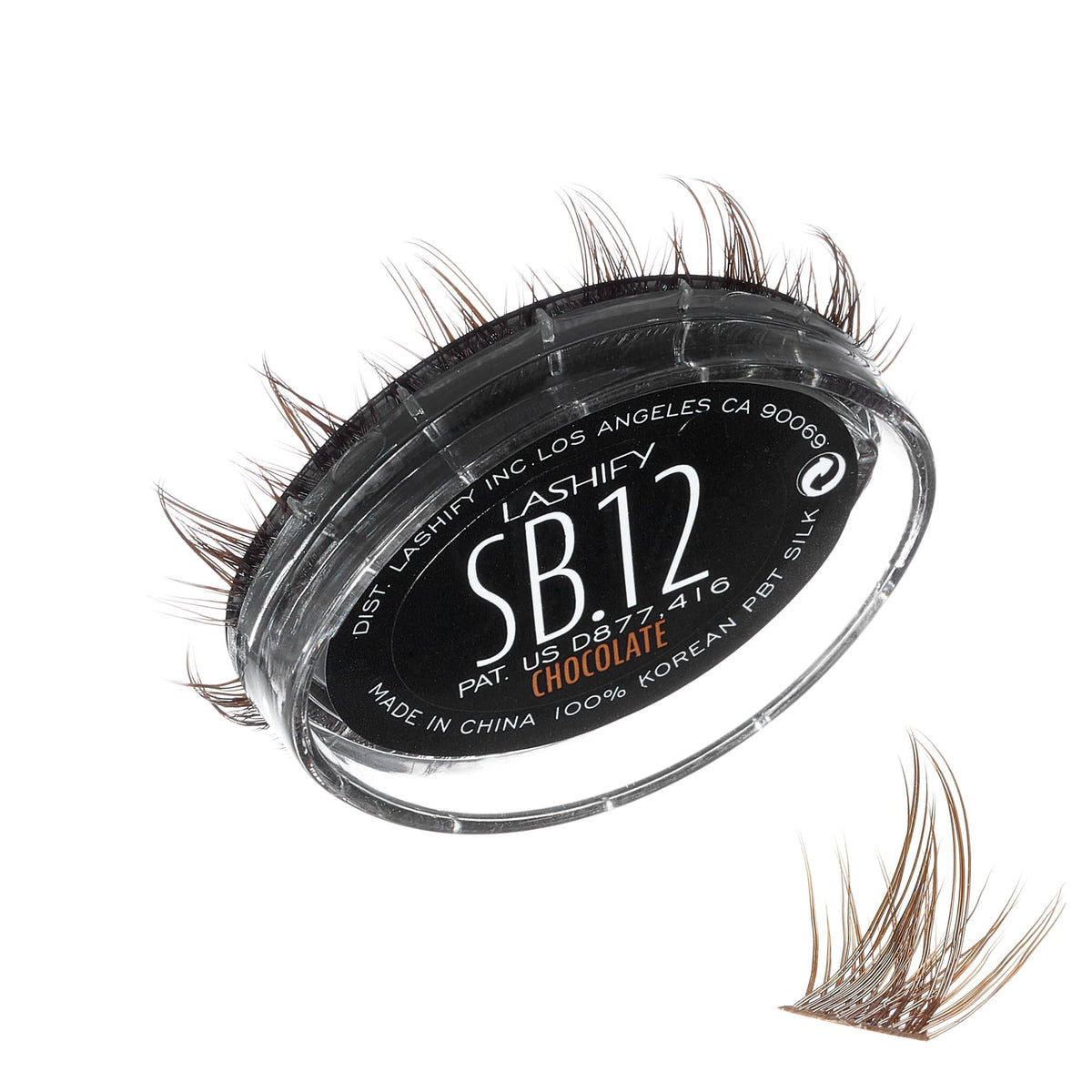Lashify Star Burst 16mm Gossamer DIY Eyelash Extensions Refill, The Ultimate Multi-Length Multi Layered Lash, Black, Easy False Lashes