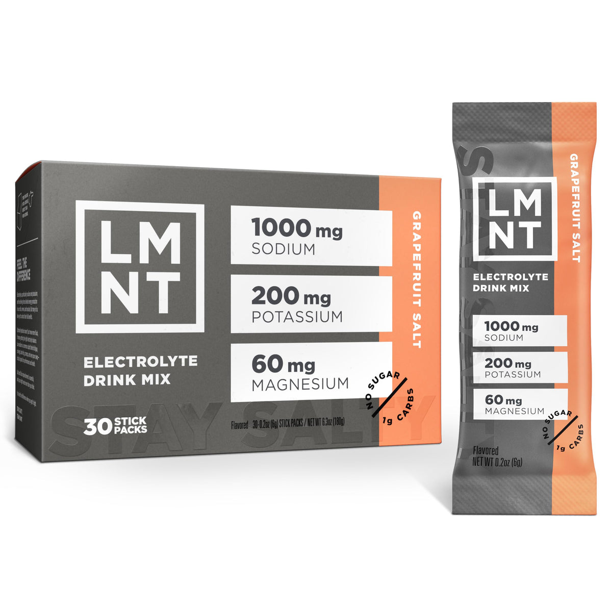 LMNT Zero Sugar Electrolytes - Watermelon Salt | Drink Mix | 30-Count