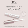 House of Lashes Eyelash Glue - Latex-Free formual for Sensitive Eyes - Effective for All Day Wear Clear Lash Glue for Strip Lashes, 2 Count