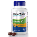 PreserVision AREDS 2 Eye Vitamins, #1 Eye Doctor Recommended Brand, Lutein and Zeaxanthin Supplement with Vitamin C, Vitamin E, Zinc, and Copper, 120 Softgels (Minigels)