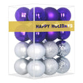 Rose Red 4.0" Large Christmas Balls - Christmas Tree Decoration Ornaments Shatterproof Hanging Balls for Birthday Halloween Holiday Wedding Decorations Set of 4pcs
