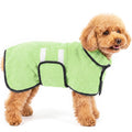 Dog Bathrobe, Super Absorbent for Small to Large Dogs, Dark Blue XL | Dog Robes with Soft Fleece, Warm & Cozy, Adjustable Fit, and Quick Drying Coat for Baths Swimming and Grooming
