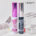 i-Envy Super Strong Hold 3D Strip Lash Glue Brush-On False Eyelash Adhesive, Waterproof, Hypoallergenic, Latex & Formaldehyde Free (Black)