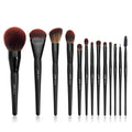 Jessup Makeup Brushes Set Premium Synthetic Powder Foundation Highlight Concealer Eyeshadow Blending Eyebrow Liner Spoolie Brush Set Black 21pcs T271