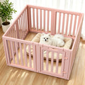 Dog Playpen, Clear Dog Pen, Dog Pen Indoor, Easy to Install and Remove Dog Play Pen, Puppy Playpen Suitable for Dogs, Cats,Dog Playpen Indoor (White, 23.6 inch Height, 8 Panels)