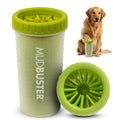 Dexas MudBuster Large Dog Paw Cleaner, Matte Black, Fits 2.5"-3.5" Wide Paws, Gentle Silicone Bristles for Quick, Easy Cleaning