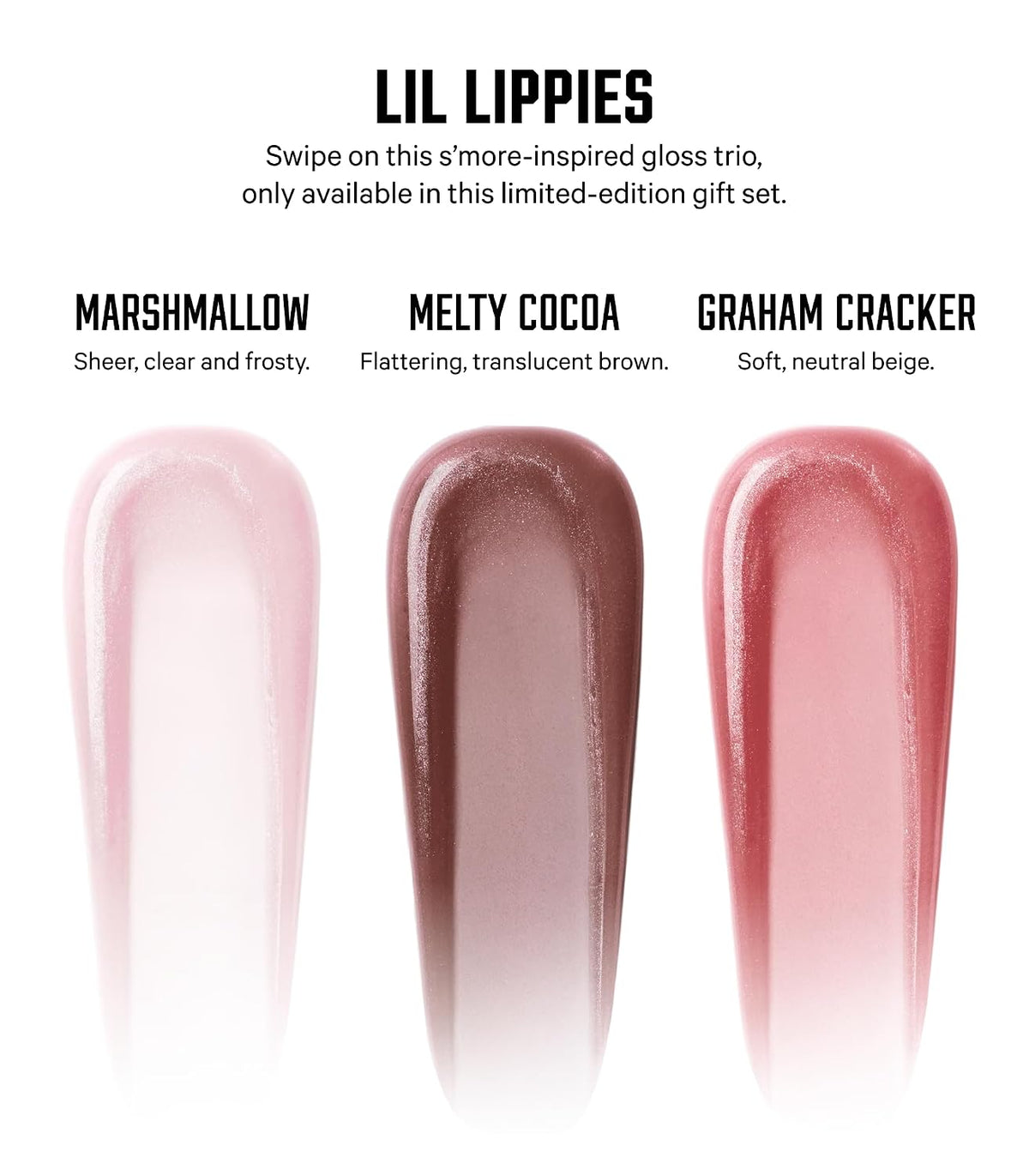 Victoria's Secret PINK 3 piece Lip Oil Gift Set, Flavored Gloss for Women