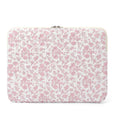 Puffy Laptop Sleeve 13 Inch Cute Quilted Laptop Protective Case Padded Floral Computer Sleeve for MacBook (A-Blue, 13 Inch)