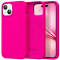 GolbinBox Magnetic for iPhone 16 Pro Max Case, Silicone Cover, Chalk Pink