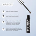 Wunderbrow Fluffy Brow Wax, 16 hour hold, Smudgeproof and Water resistant, Shade: Blonde