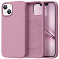 GolbinBox Magnetic for iPhone 16 Pro Max Case, Silicone Cover, Chalk Pink